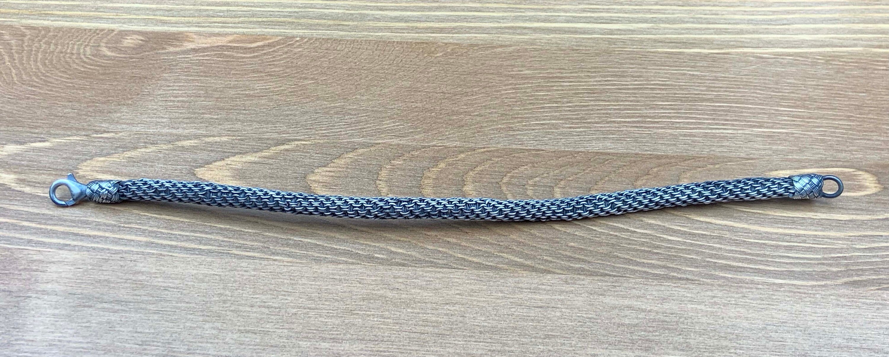 Have a look at our wide range of personalised jewelry made from sterling silver chains and fishtail braids. Made with care, it is sure to make someone's day!