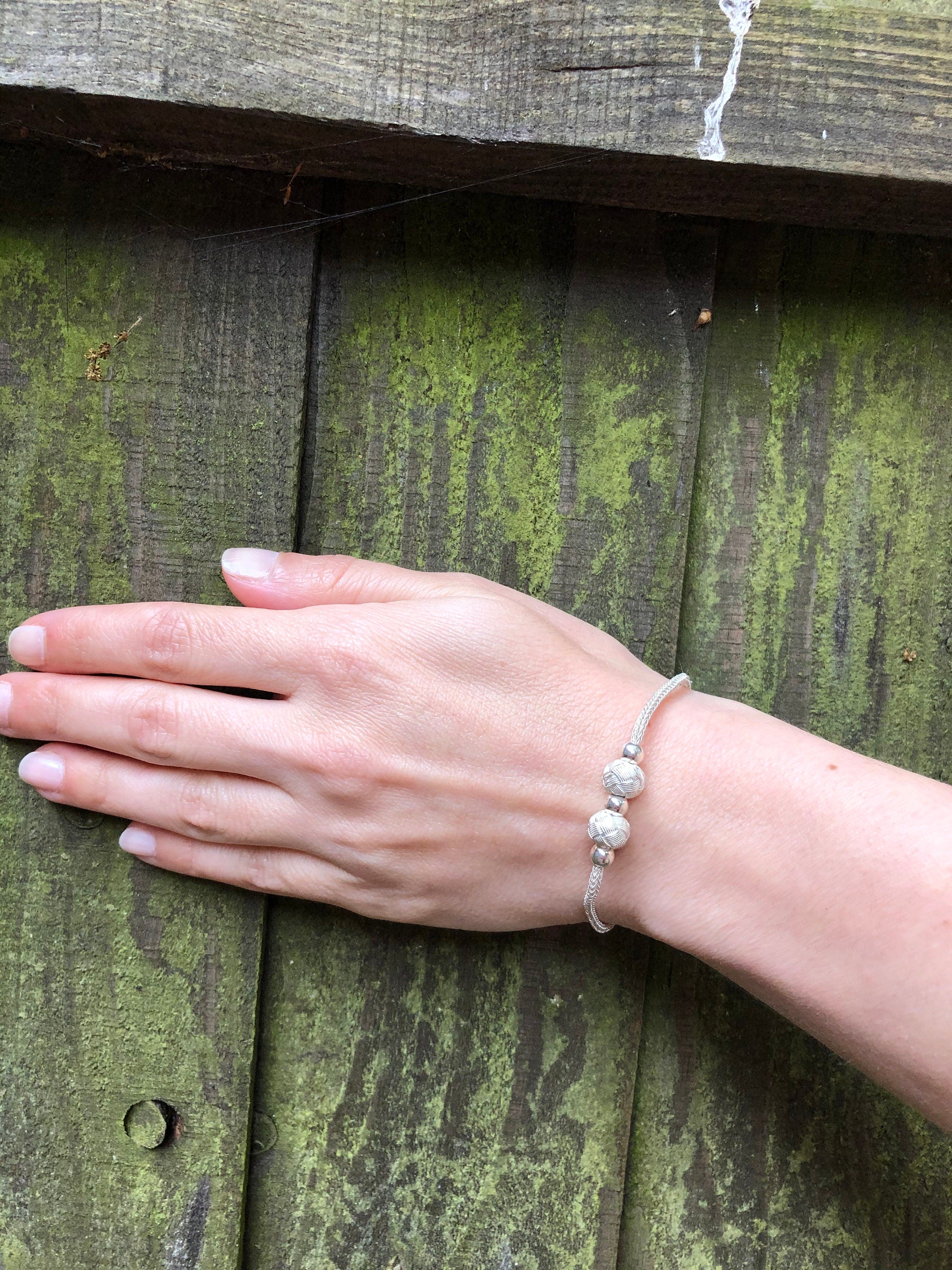 Whether you're looking for a gift for a friend or family member, Trabzon Bracelet offers a variety of stylish and unique silver wire bracelets that will make her smile!