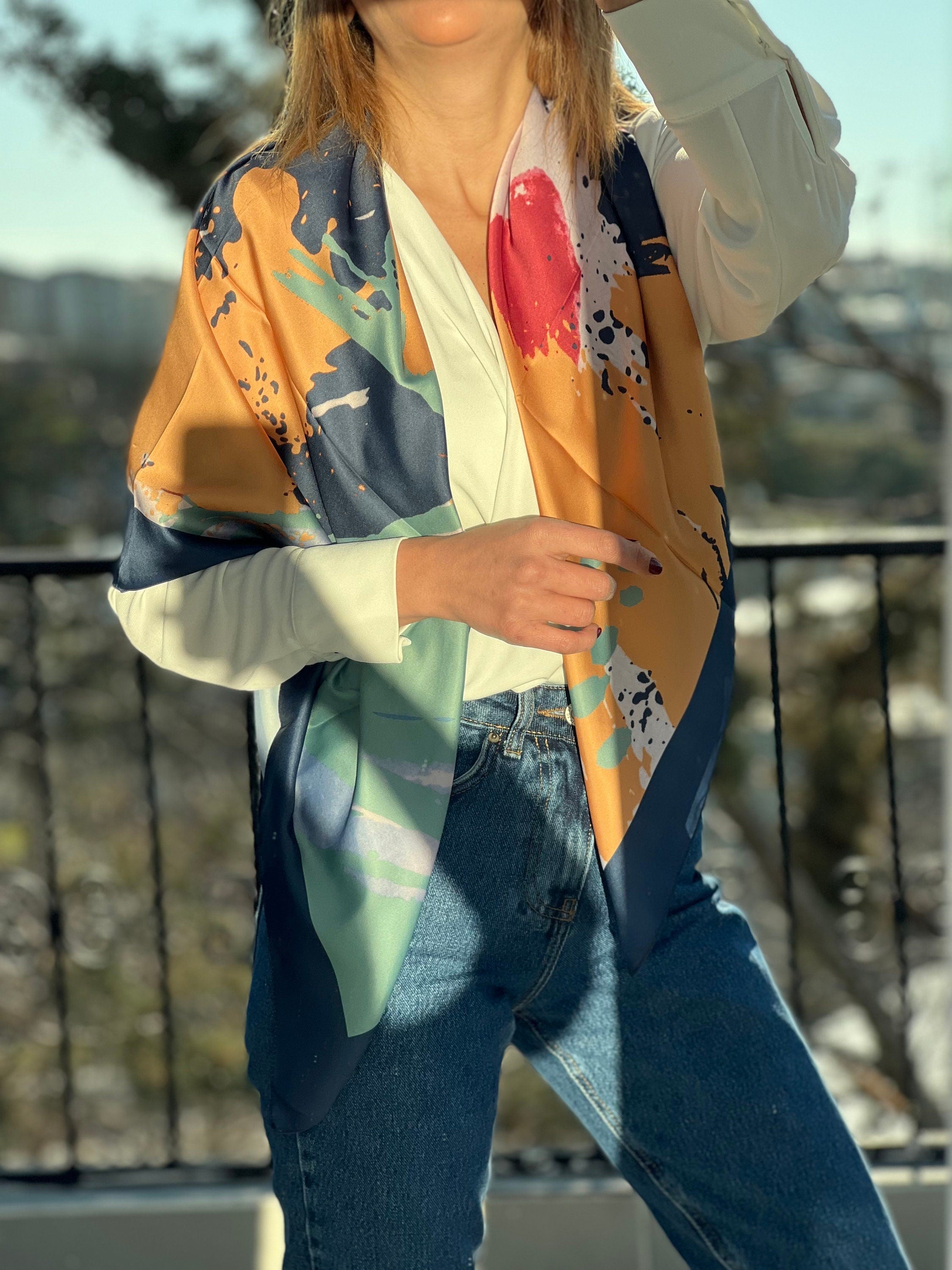 Perfect for any occasion: Whether you're going out for a fancy dinner or a casual brunch, this scarf is the perfect finishing touch.