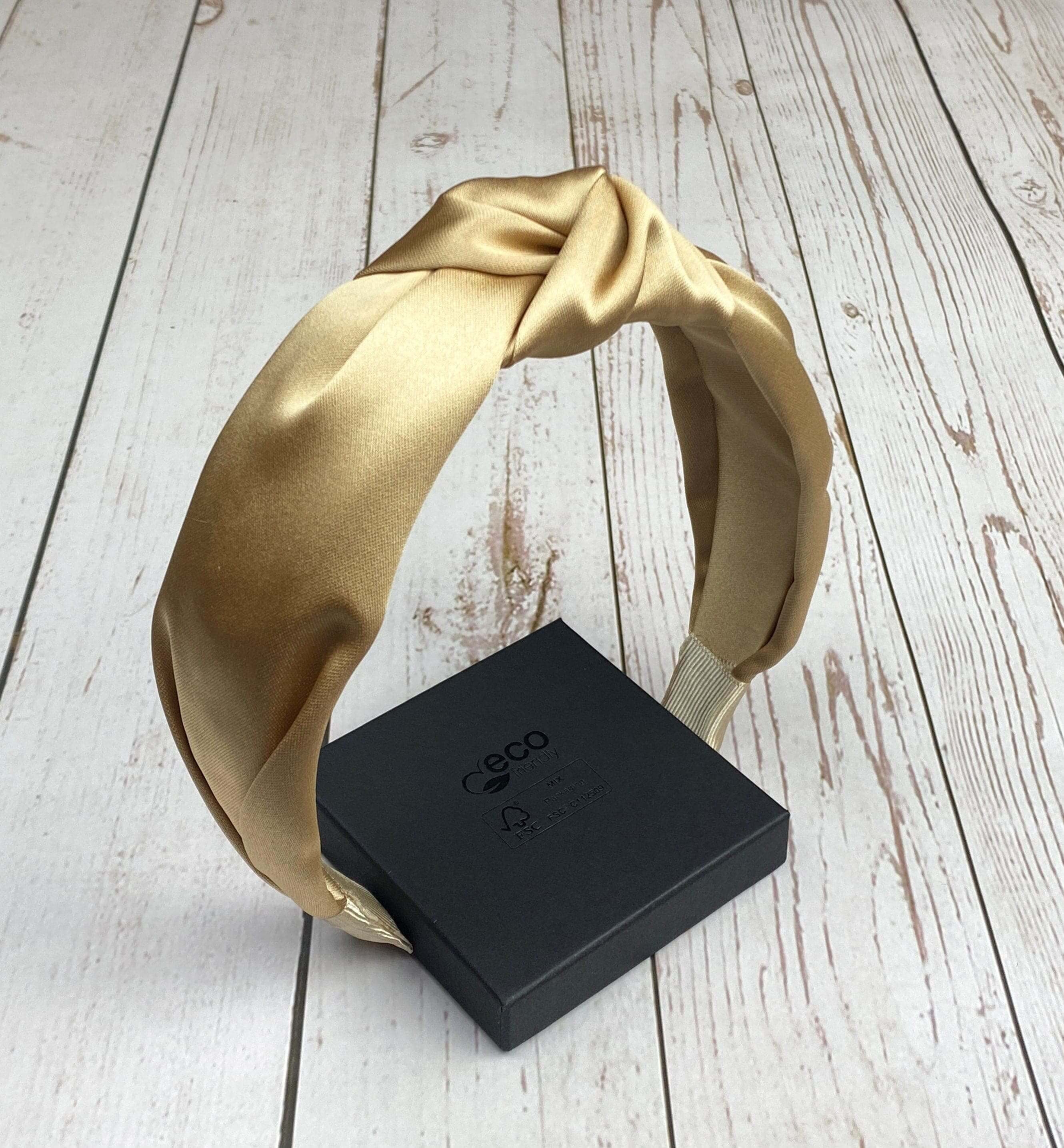 Surprise your Valentine with a chic and stylish gift, our Dark Beige Braided Headband.