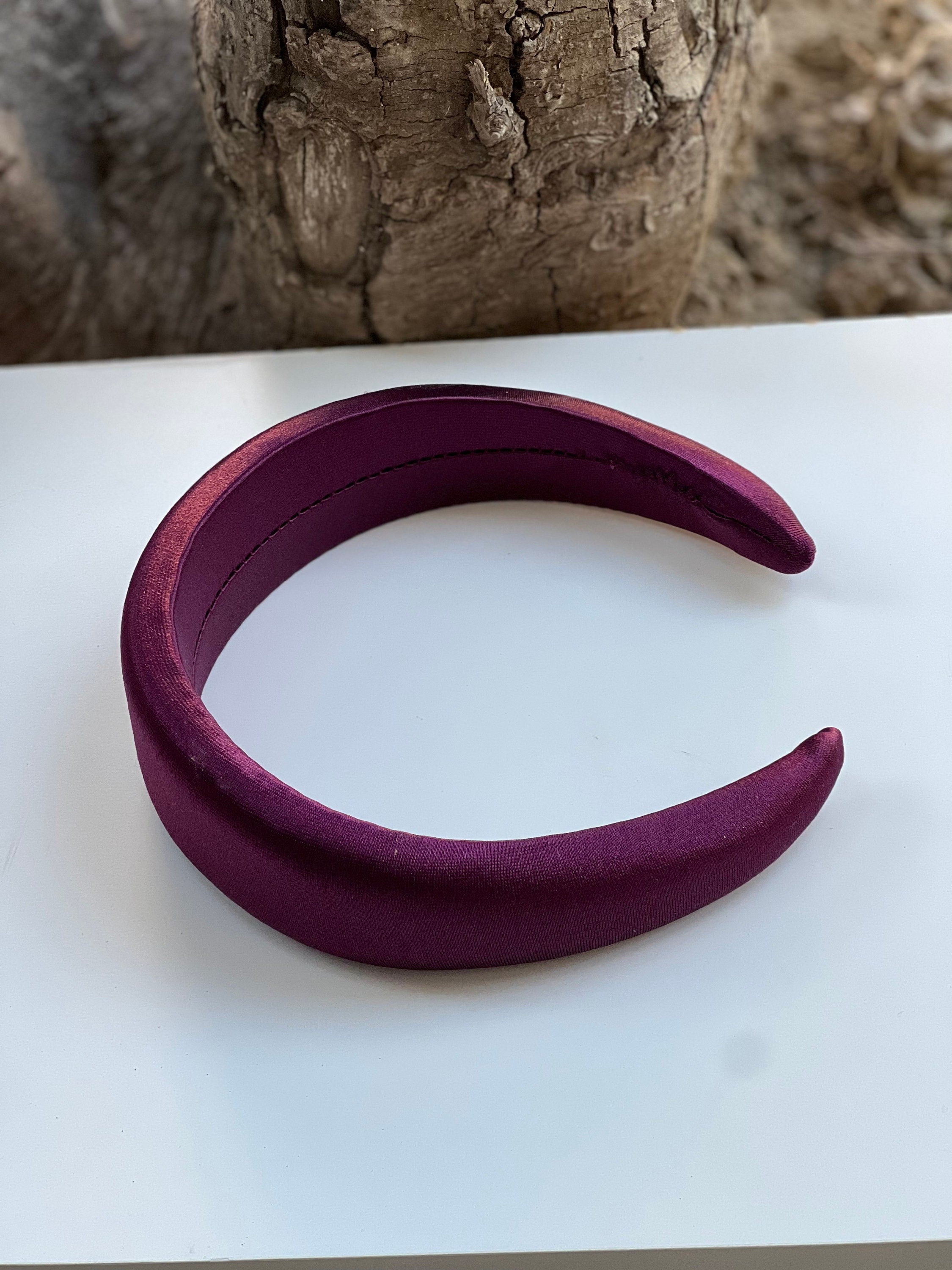 Classic headband in a rich maroon color, perfect for everyday wear.