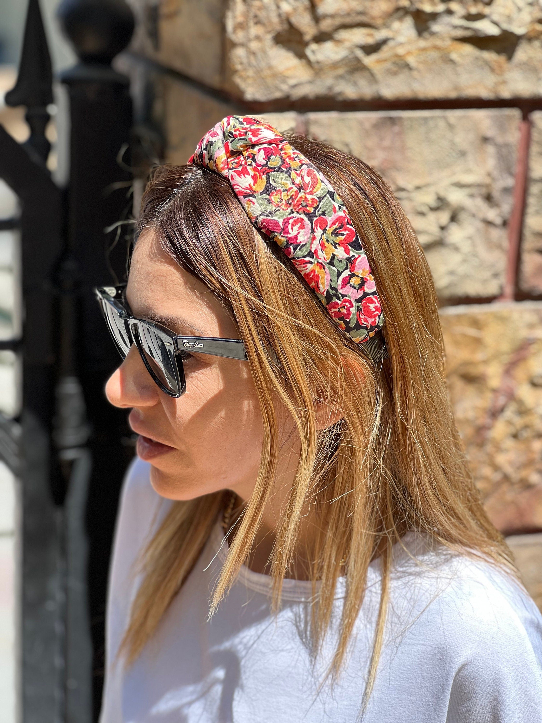 Handmade hair accessory: Each headband is carefully crafted by hand, ensuring that every piece is unique.
