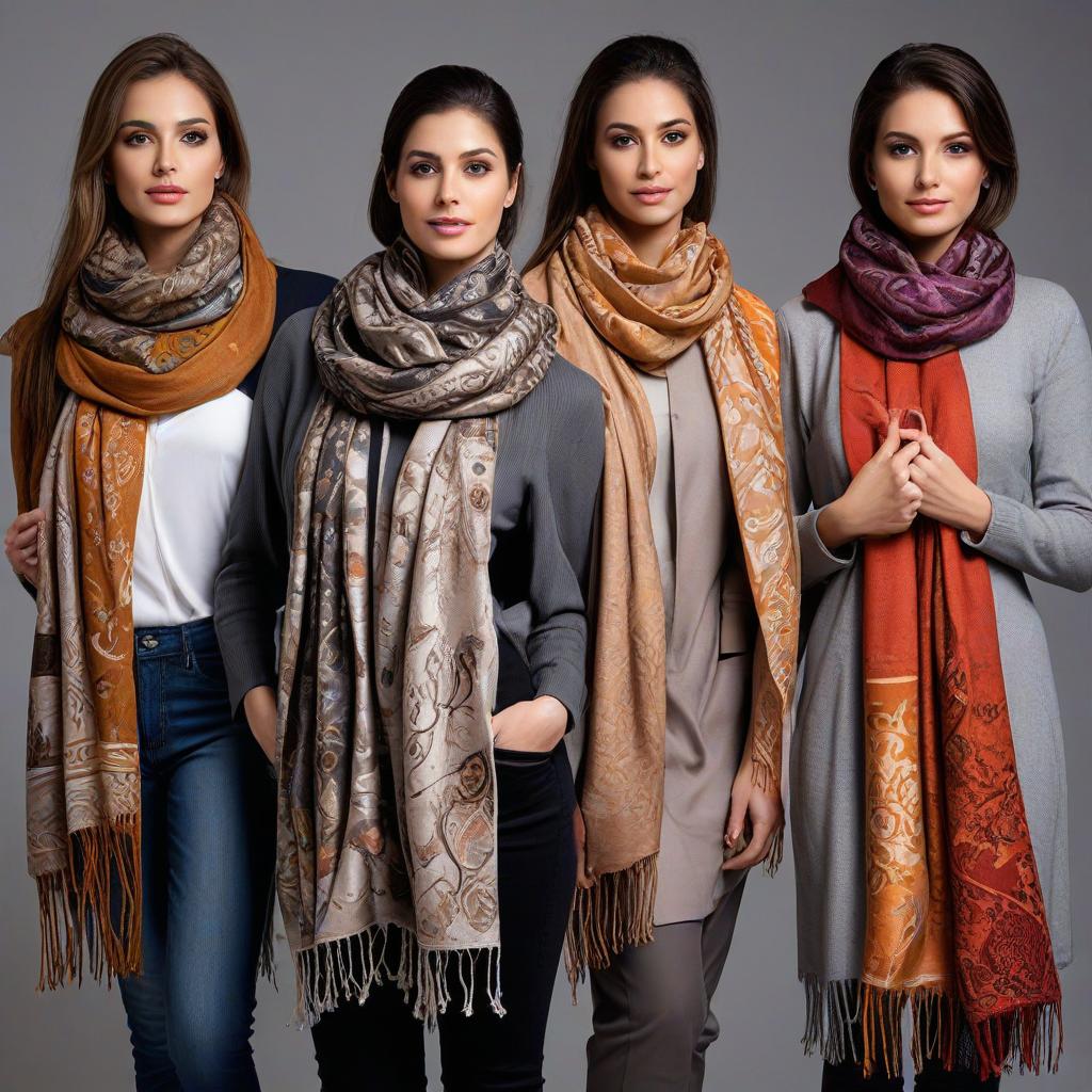 Popular Cotton Scarf and Shawl Models