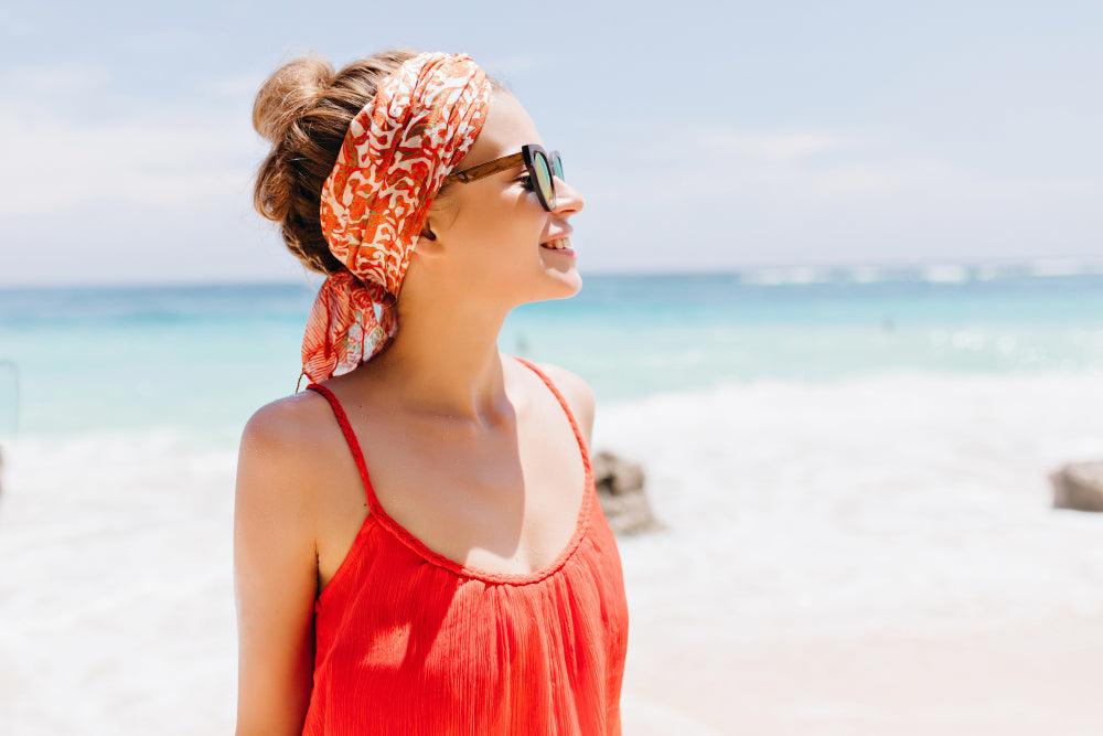 Various stylish headbands displayed, featuring different colors, patterns, and materials suitable for all hair types and occasions.