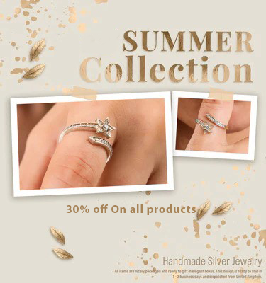 Summer Collection Handmade Silver Jawelry