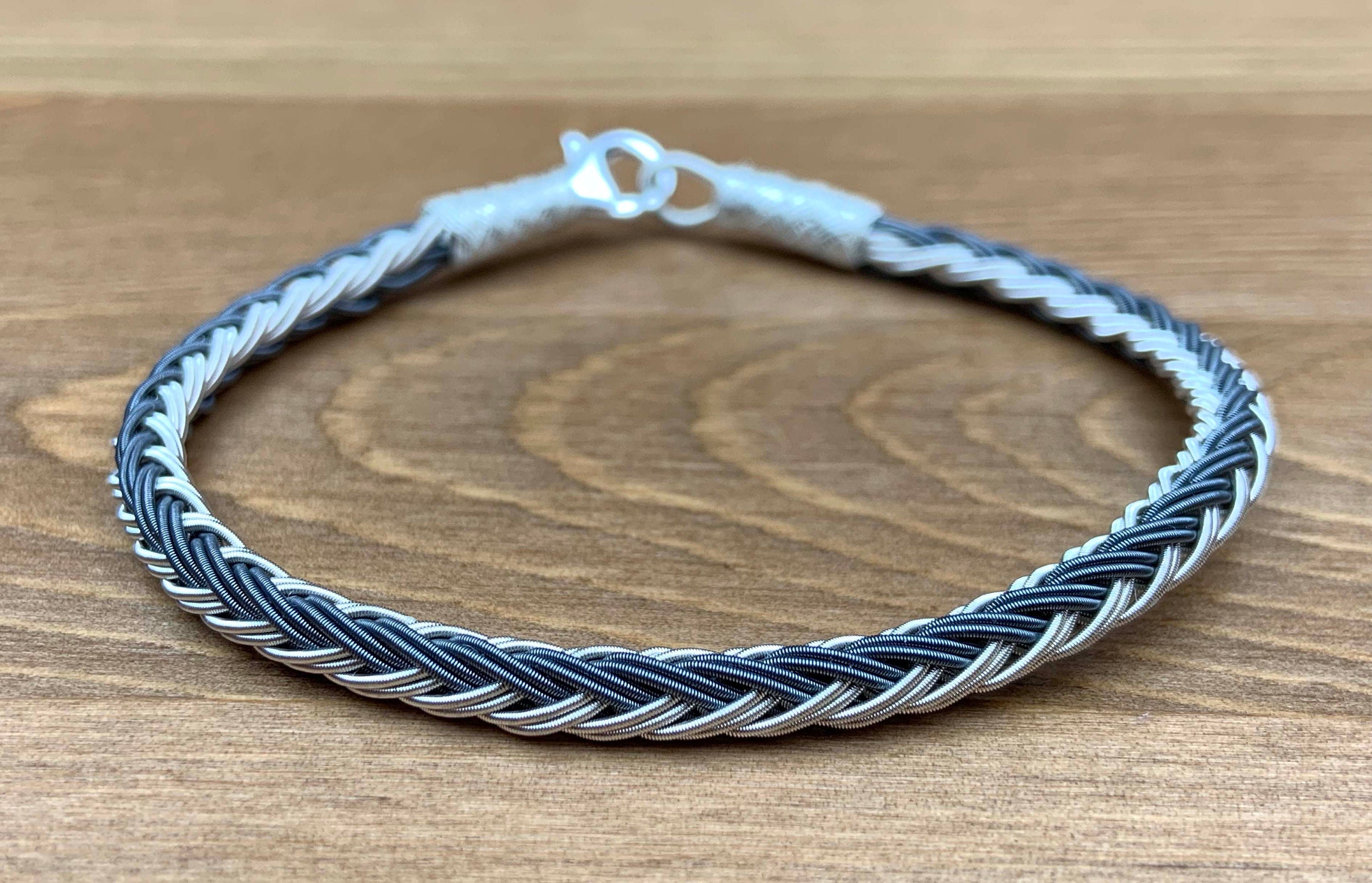 WOVEN BRACELET, Fishtail Braid Women Bracelet, Sterling Silver Bracelet, Woman Bracelet, Braided Bracelet, Dainty Jewelry