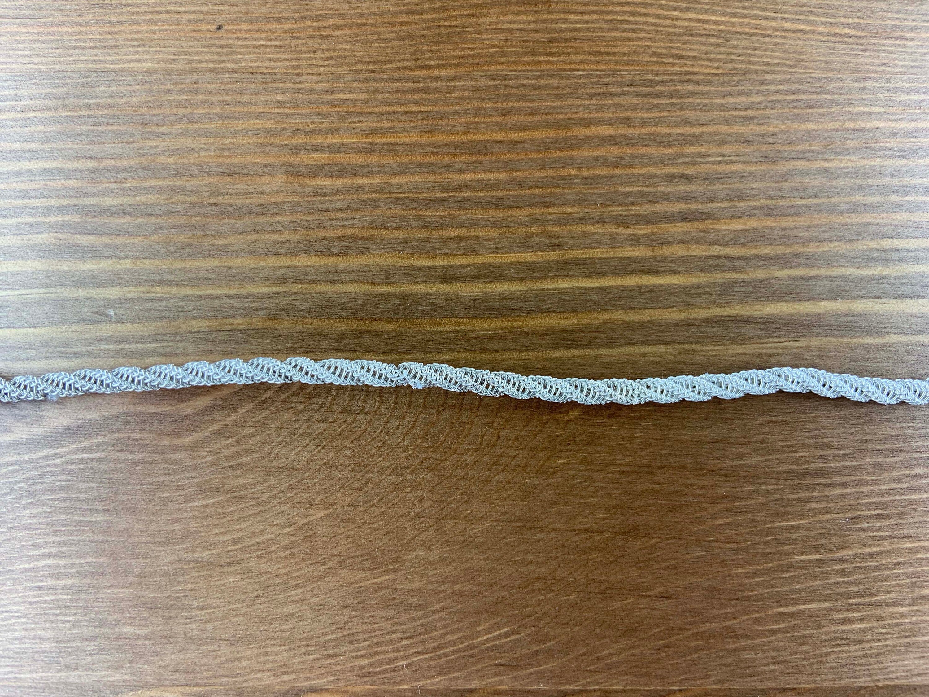 Delicate Hand-Braided Silver Bracelet