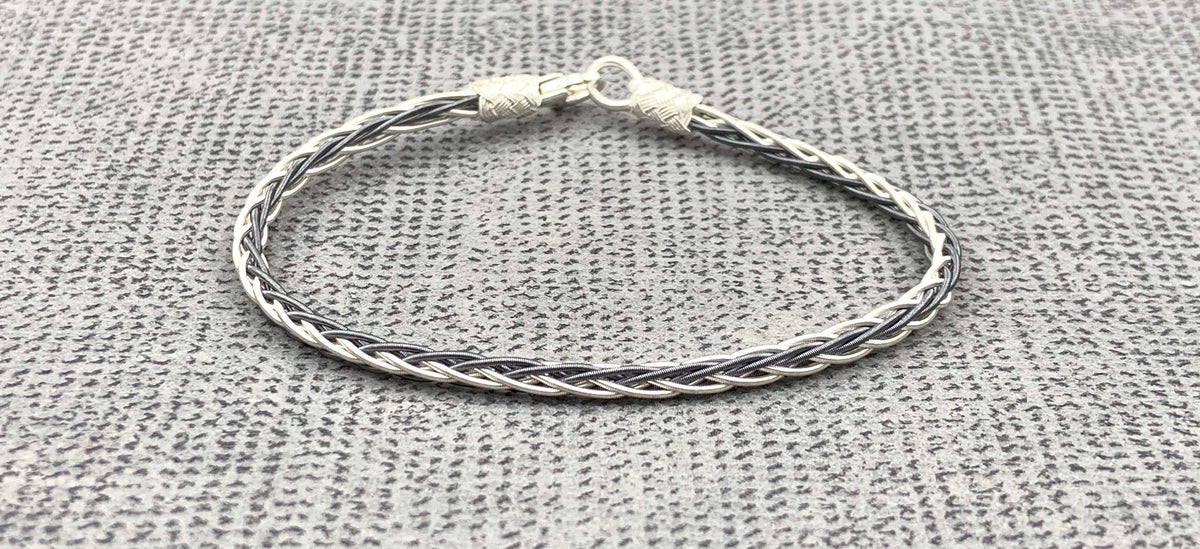WOVEN BRACELET, Silver Bracelet, Wonderful Gift, Thin Silver Bracelet, Braided Bracelet, Women Wire Bracelet, Unisex Bracelet