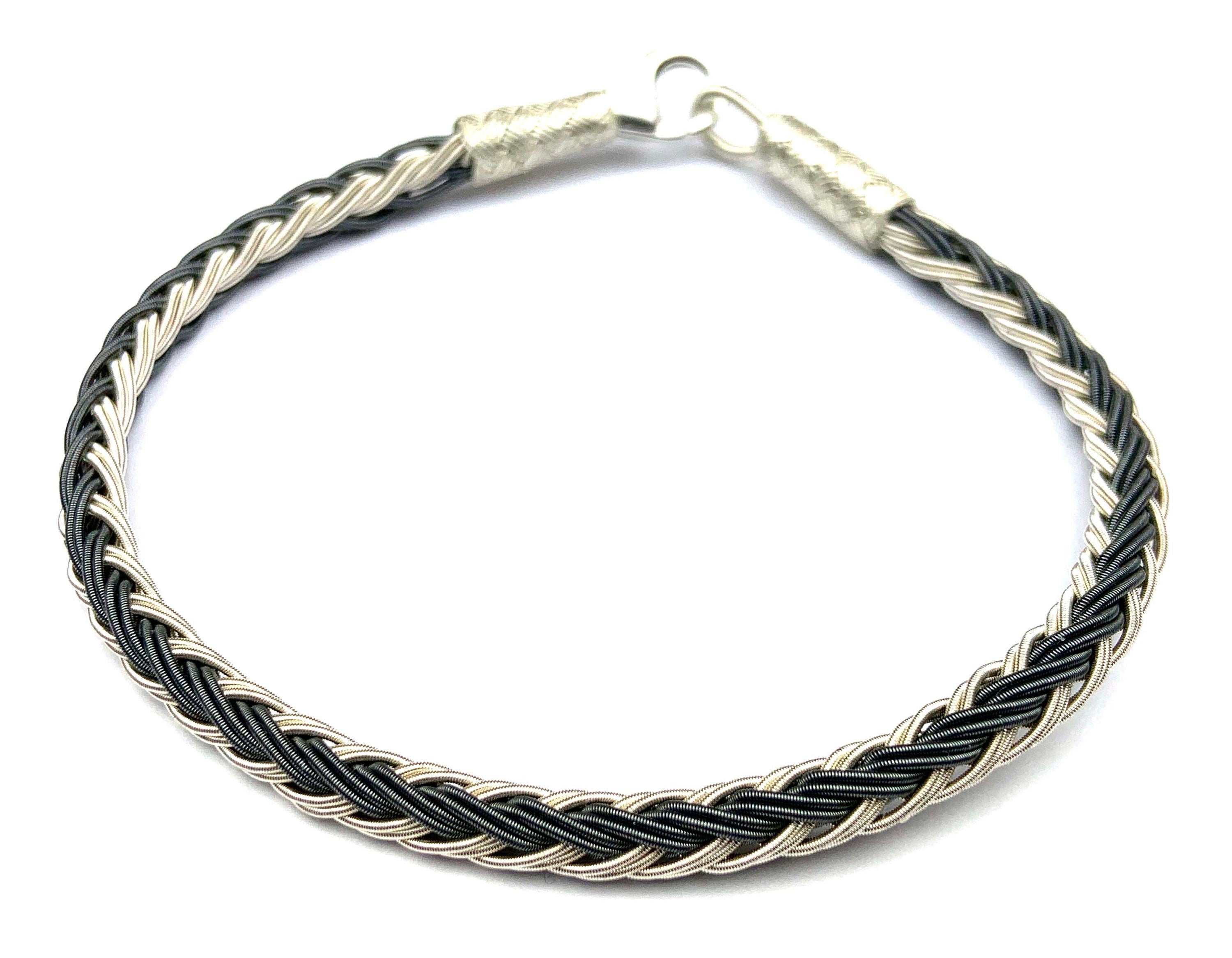 WOVEN BRACELET, Fishtail Braid Women Bracelet, Sterling Silver Bracelet, Woman Bracelet, Braided Bracelet, Dainty Jewelry