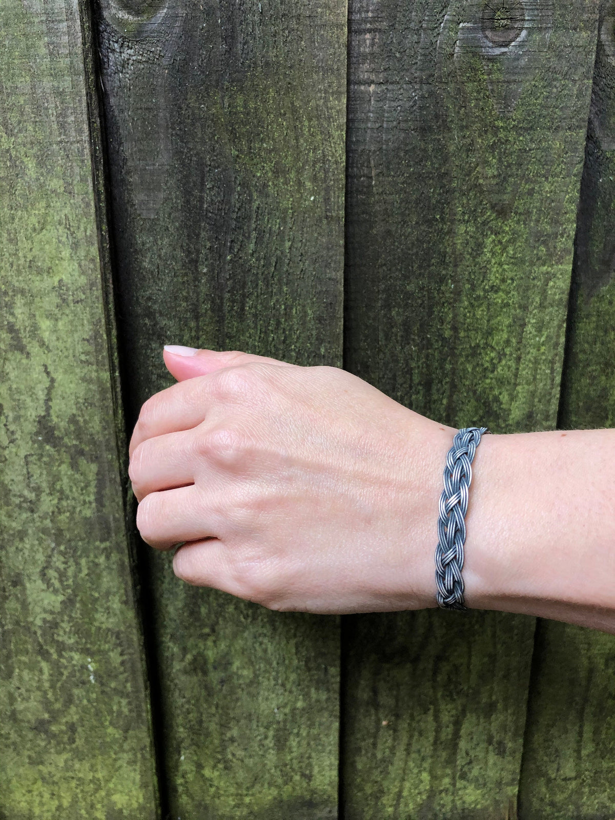 High-Quality WOVEN BRACELET, Handmade Weaved Bracelet, Personalised Jewelry, Anniversary, Silver Bead Bracelet, For Men, For Husband, Gift for Father available at Moyoni Design