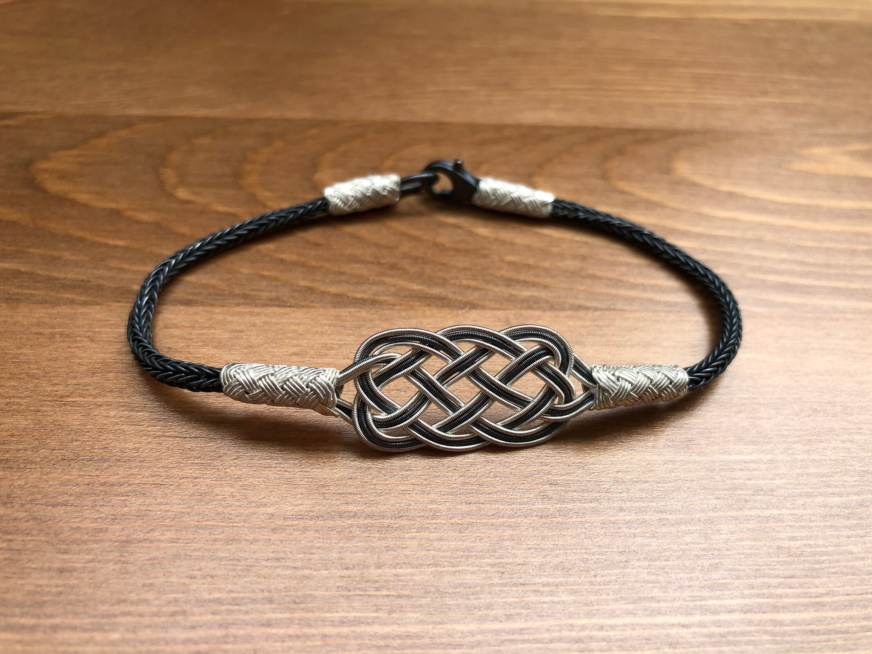 Sterling Silver Celtic Knot Braided Bracelet