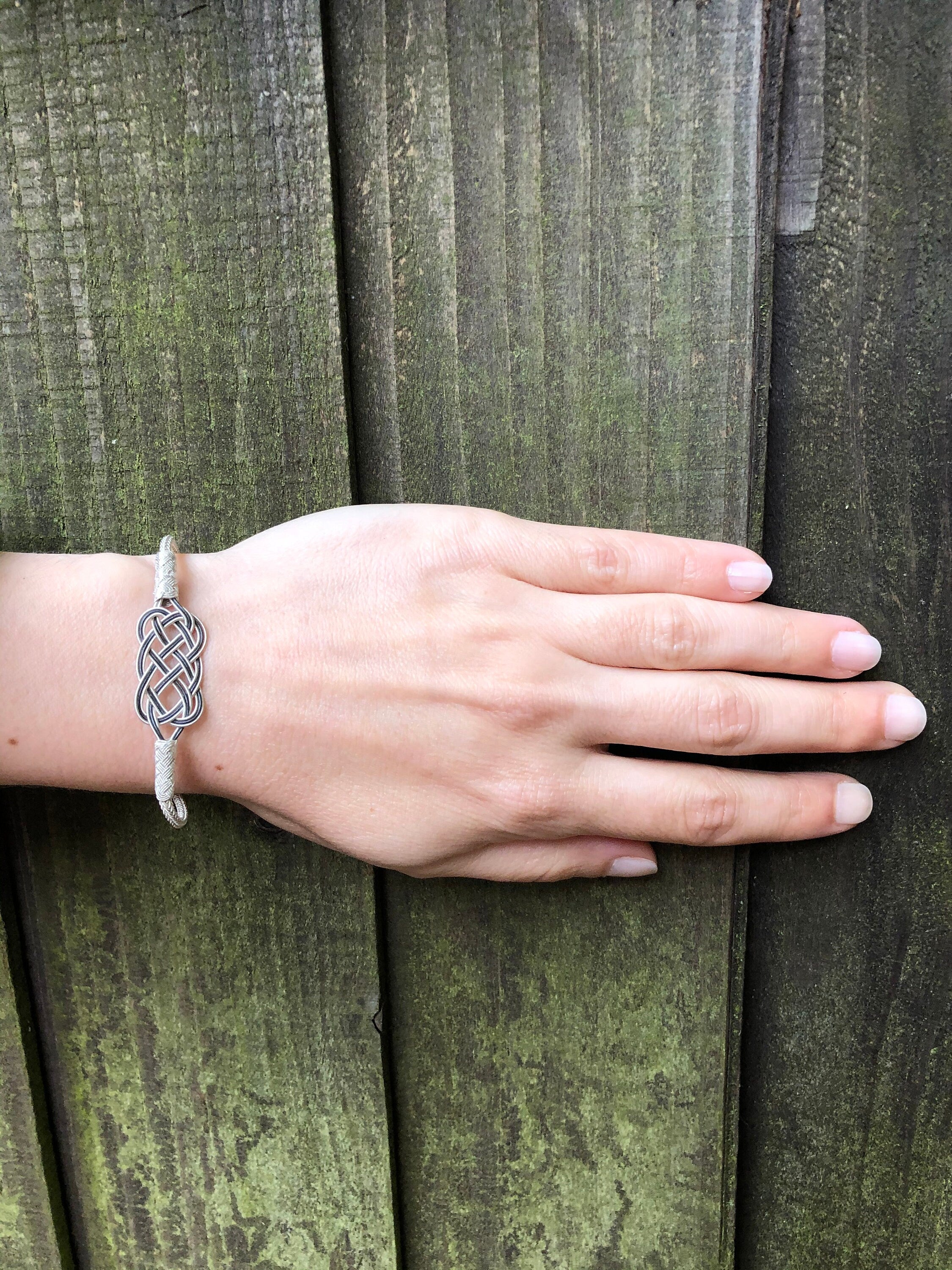 Silver Braided Band