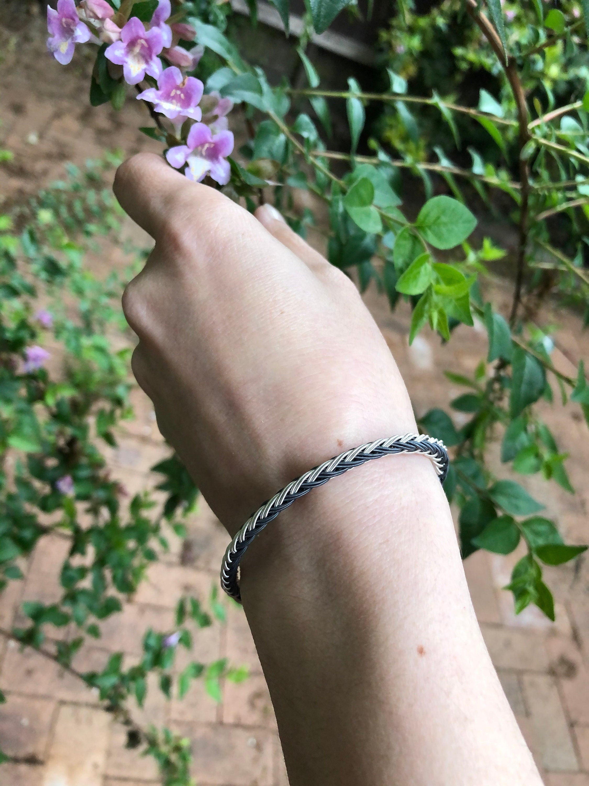 WOVEN BRACELET, Fishtail Braid Women Bracelet, Sterling Silver Bracelet, Woman Bracelet, Braided Bracelet, Dainty Jewelry