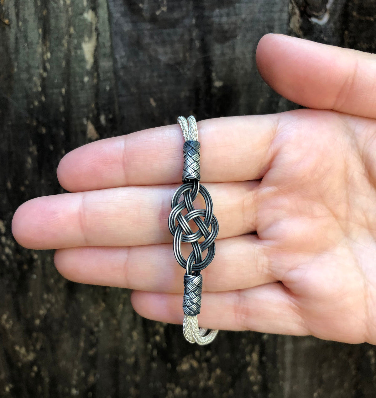 Kazaziye Silver Braided Bracelet: Handmade Woven Design