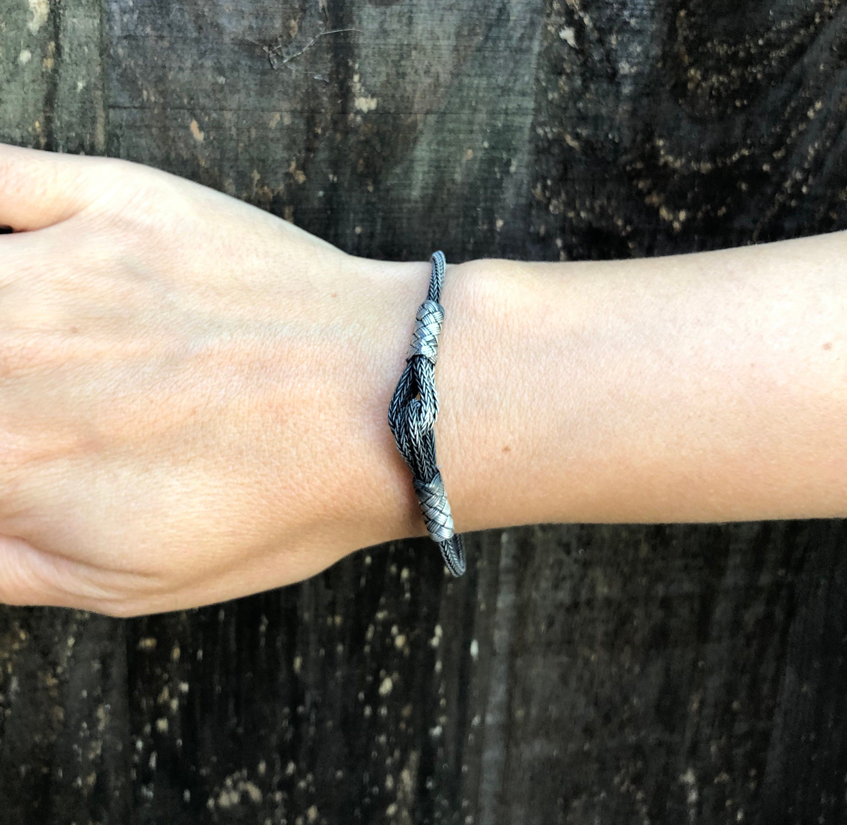 Sterling Silver HANDMADE BRACELET, Thin Silver Bracelet, Unique Design Bracelet, Dainty Bracelet, Unisex Bracelet