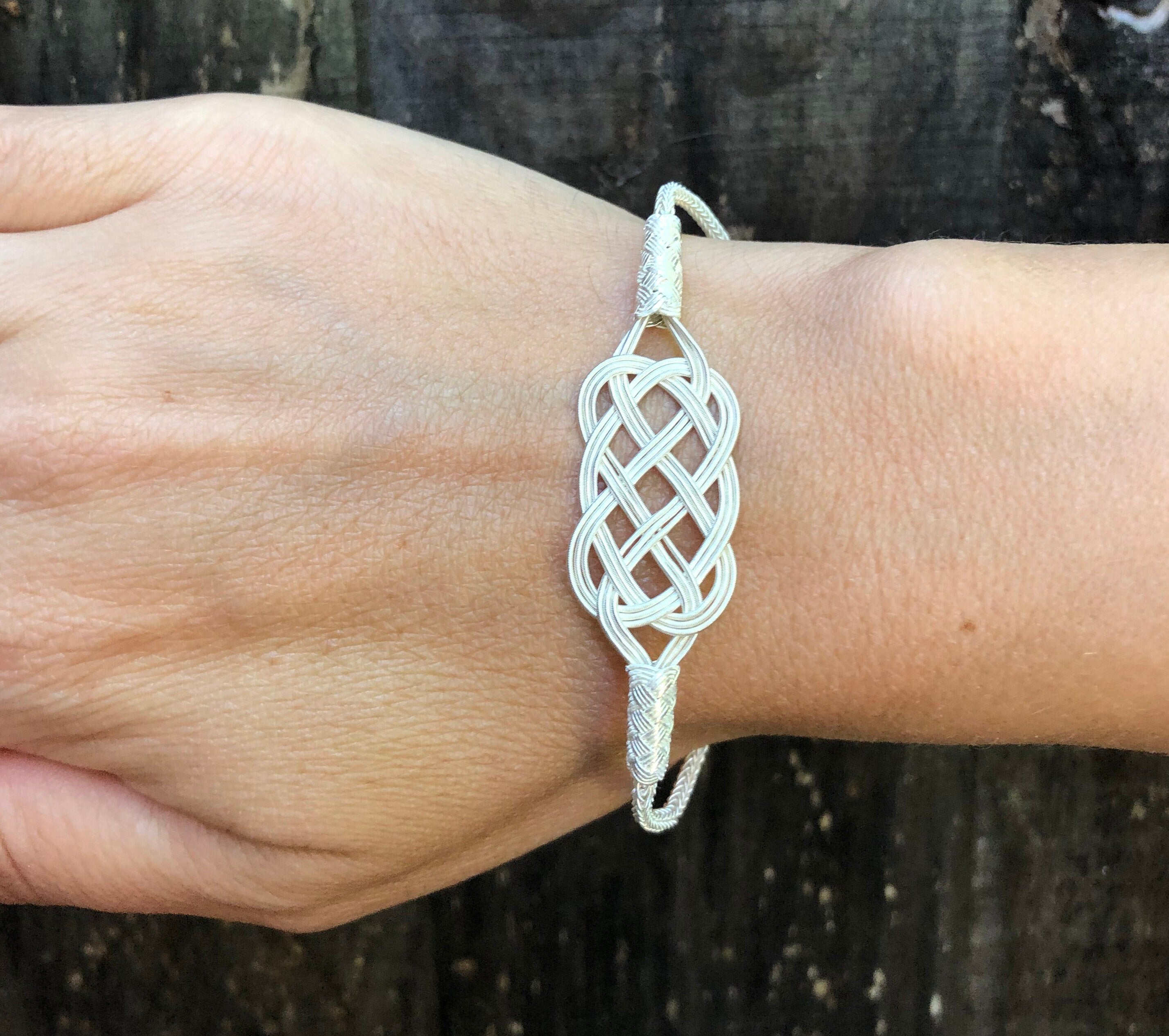 Intricate Celtic Knot Handmade Braided Bracelet