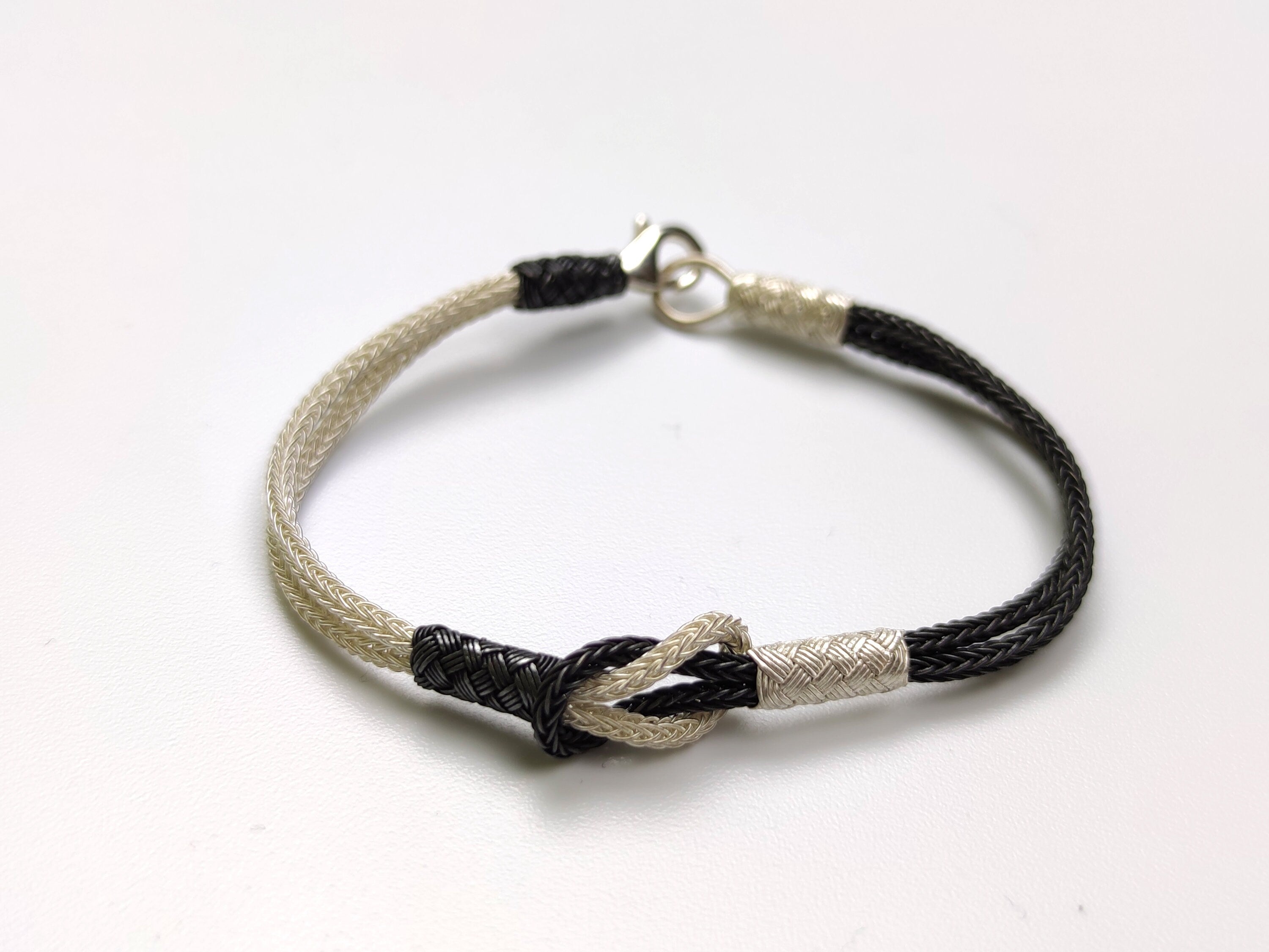 Handmade Silver Woven Bracelet