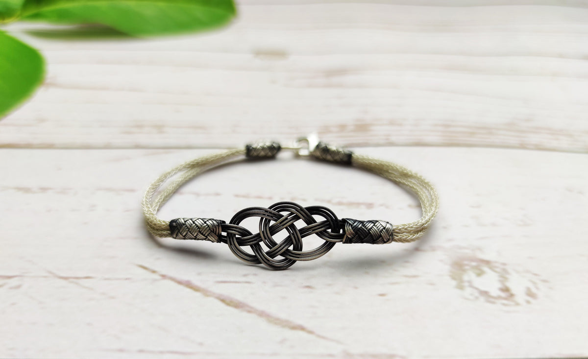 Kazaziye Silver Braided Bracelet: Handmade Woven Design