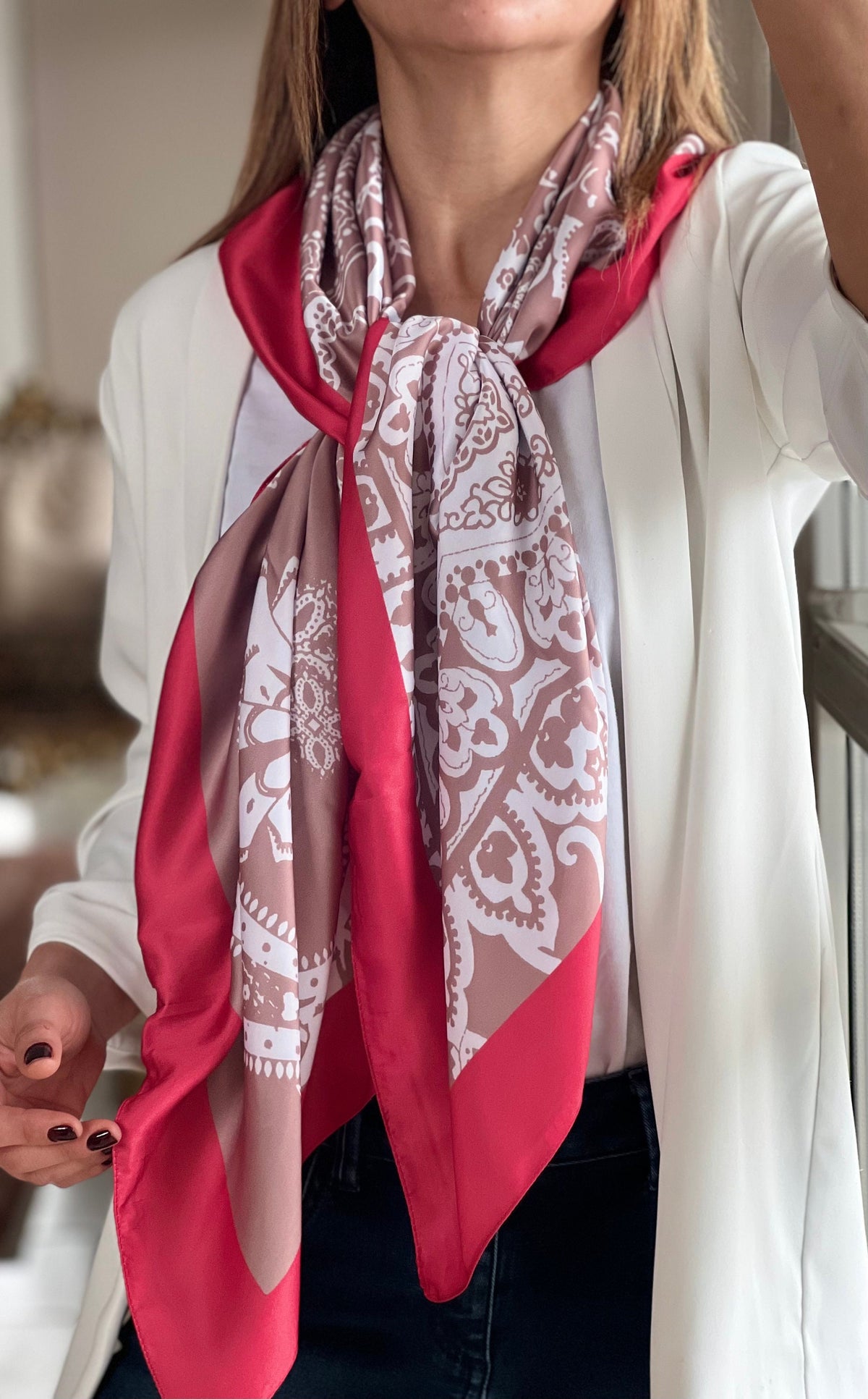 Stay cozy and stylish all year round with our versatile all-season scarf. Whether you're braving the winter chill or enjoying a breezy summer evening, our scarf will keep you comfortable and chic.