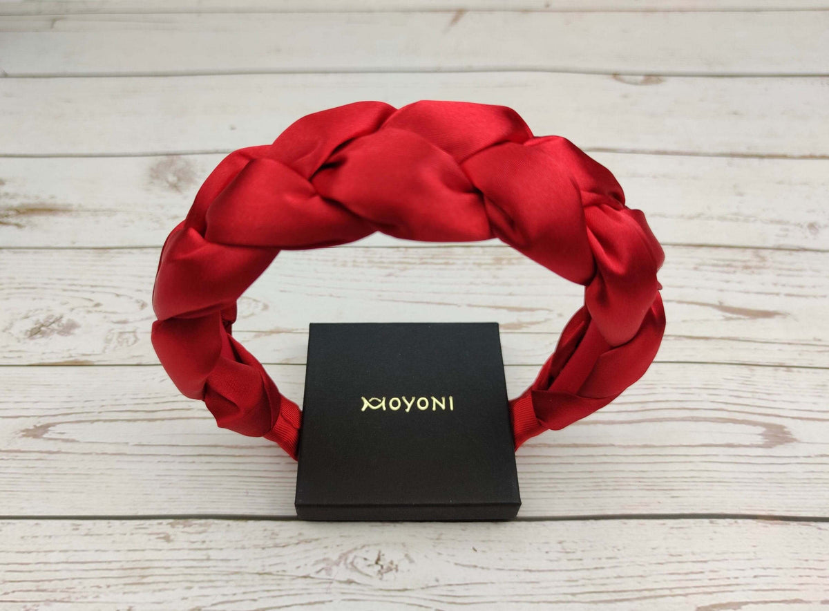 Add a touch of sophistication to your hair with our Red Satin Headbands. Perfect for women who love to make a statement with their hair accessories.