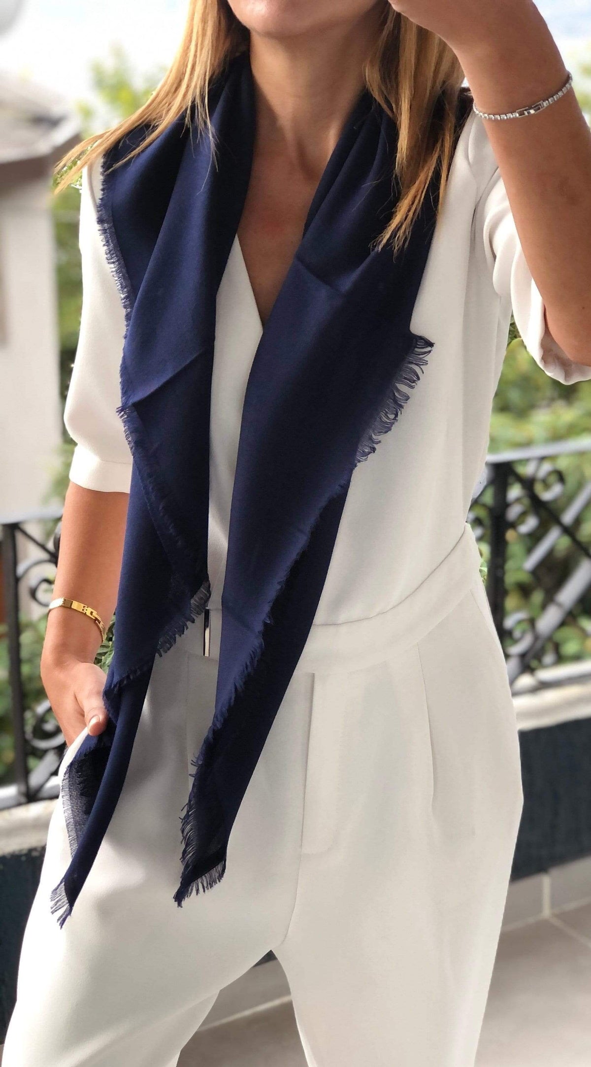 Decorate any room in your house with this rectangle scarf in various colors and designs!