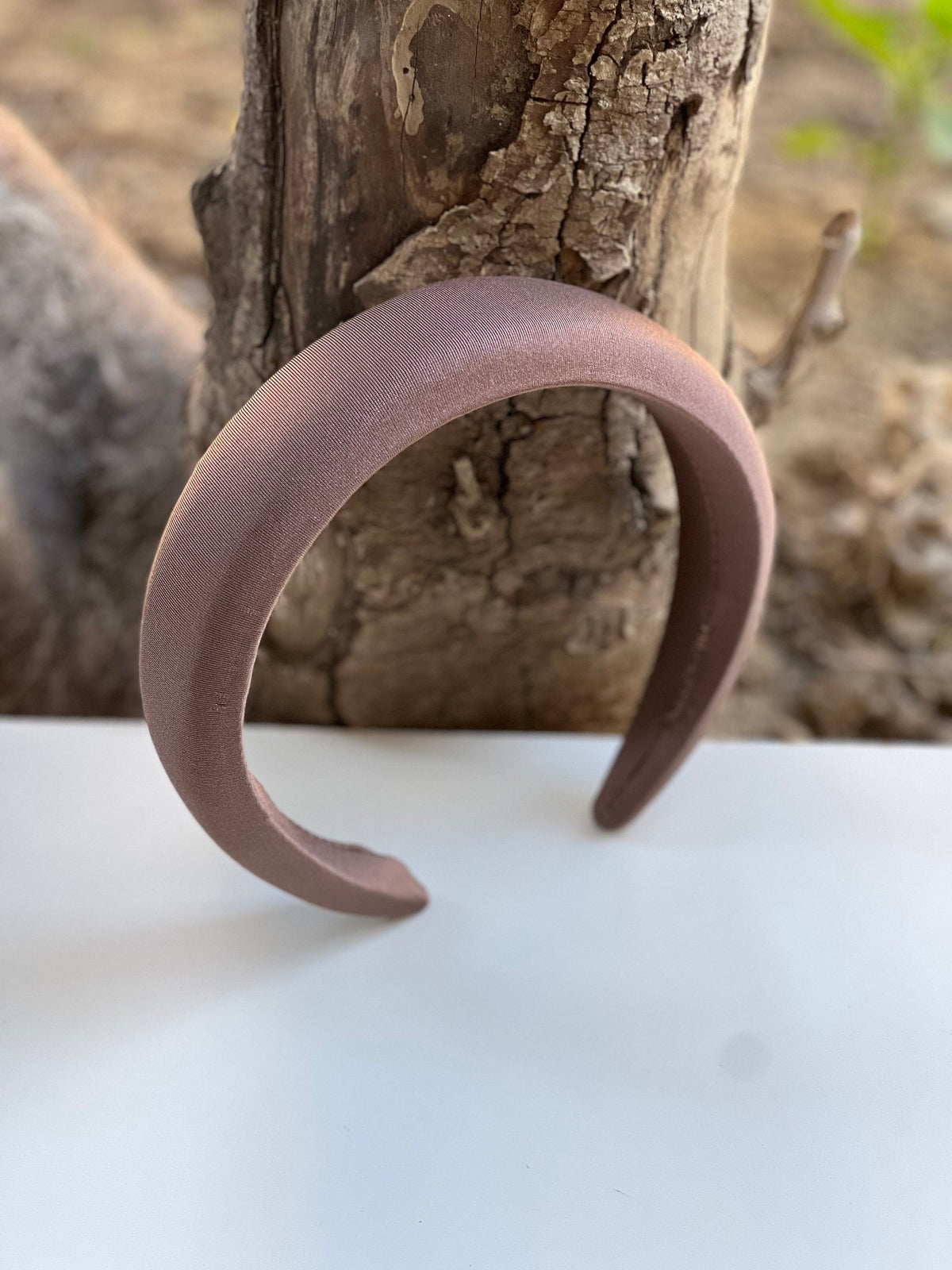 Stay stylish and cozy with our Women's Fashionable Headband, available in Dark Beige.