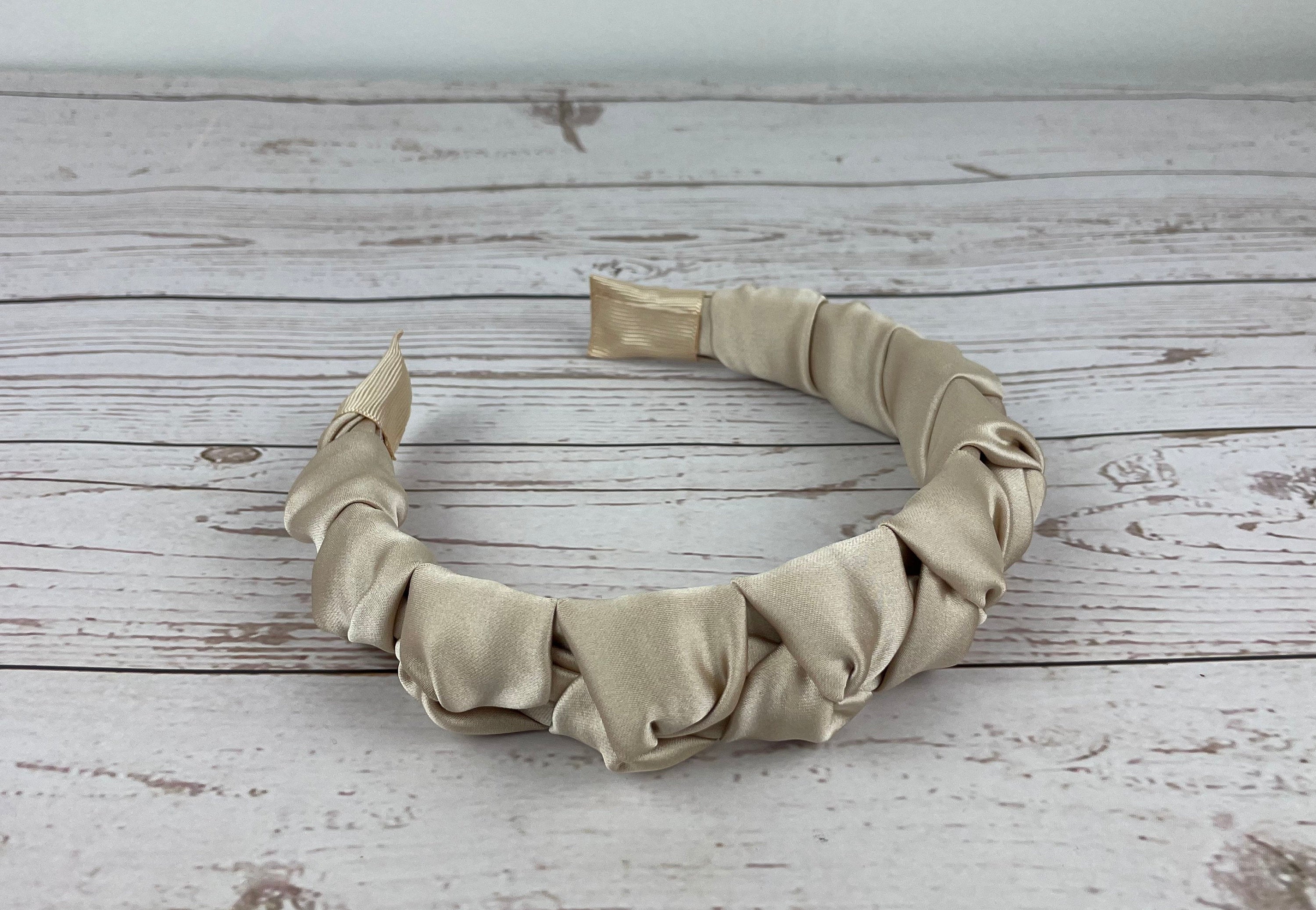 Stylish Beige Headband - Enhance your look with this chic accessory