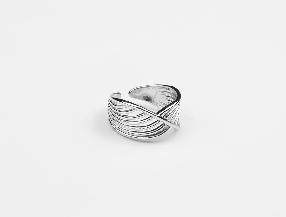 Chunky Sterling Silver Ring for Women | Adjustable Boho Thumb Ring | Minimalist Statement Jewelry | Perfect Christmas Gift