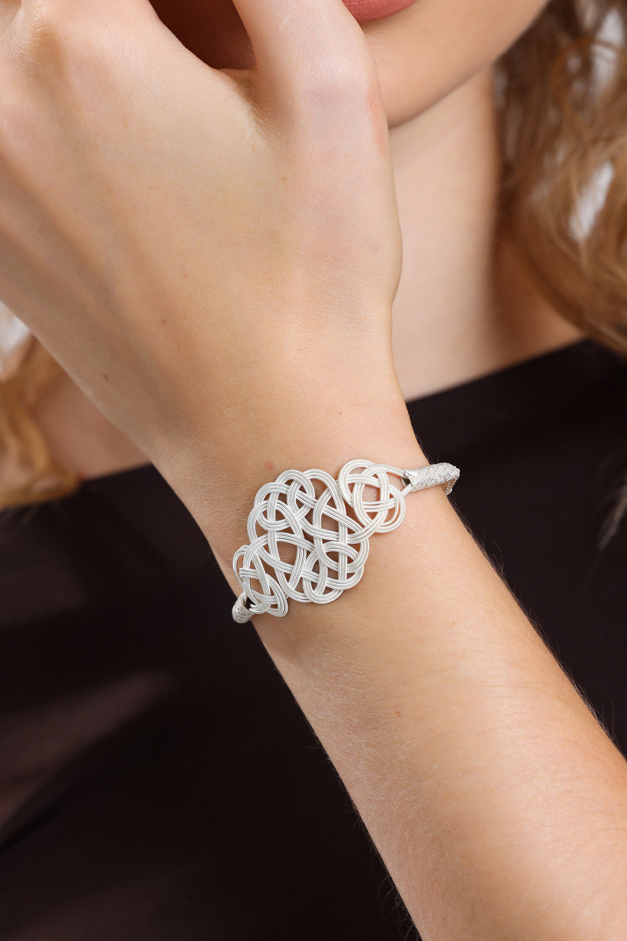 Handcrafted Celtic Knot Braided Adjustable Bracelet