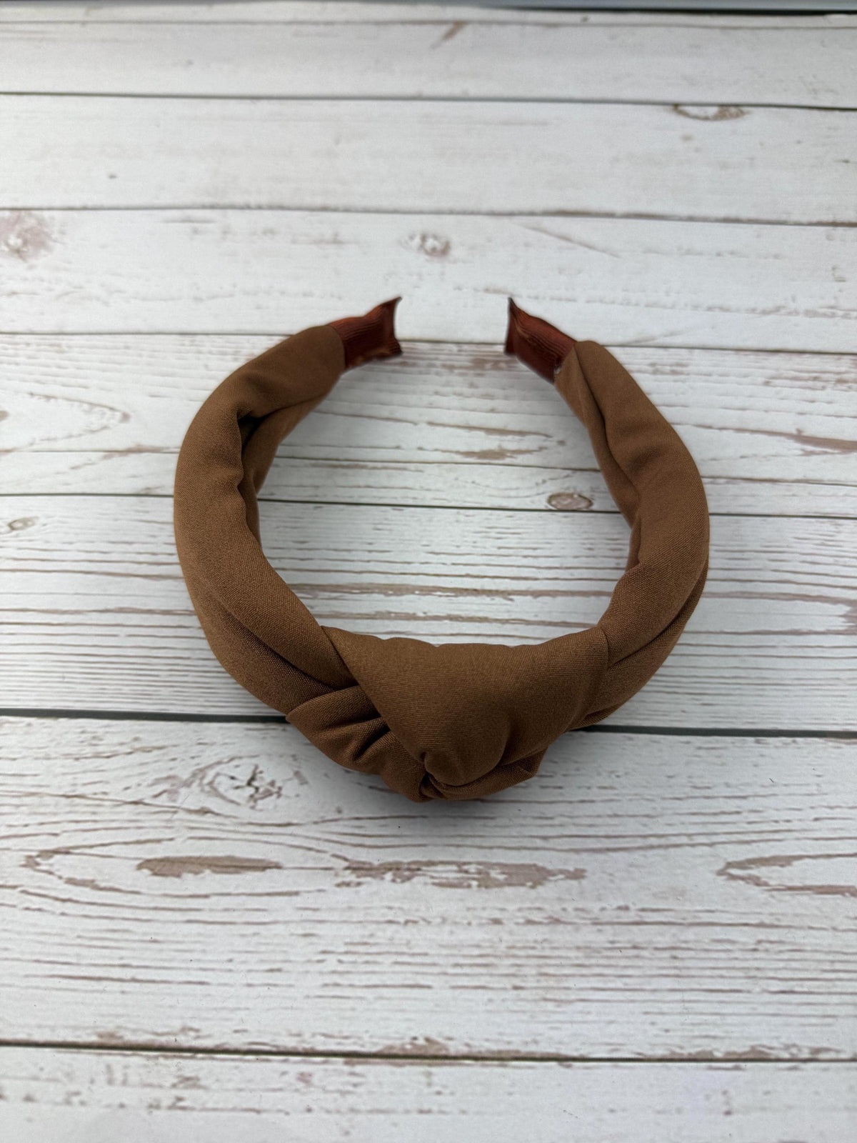 Brown Knot Headband for Women, Padded Wide Headband, Chocolate Brown Hairband, Soft Fabric Hair Accessory, Everyday Headband Gift
