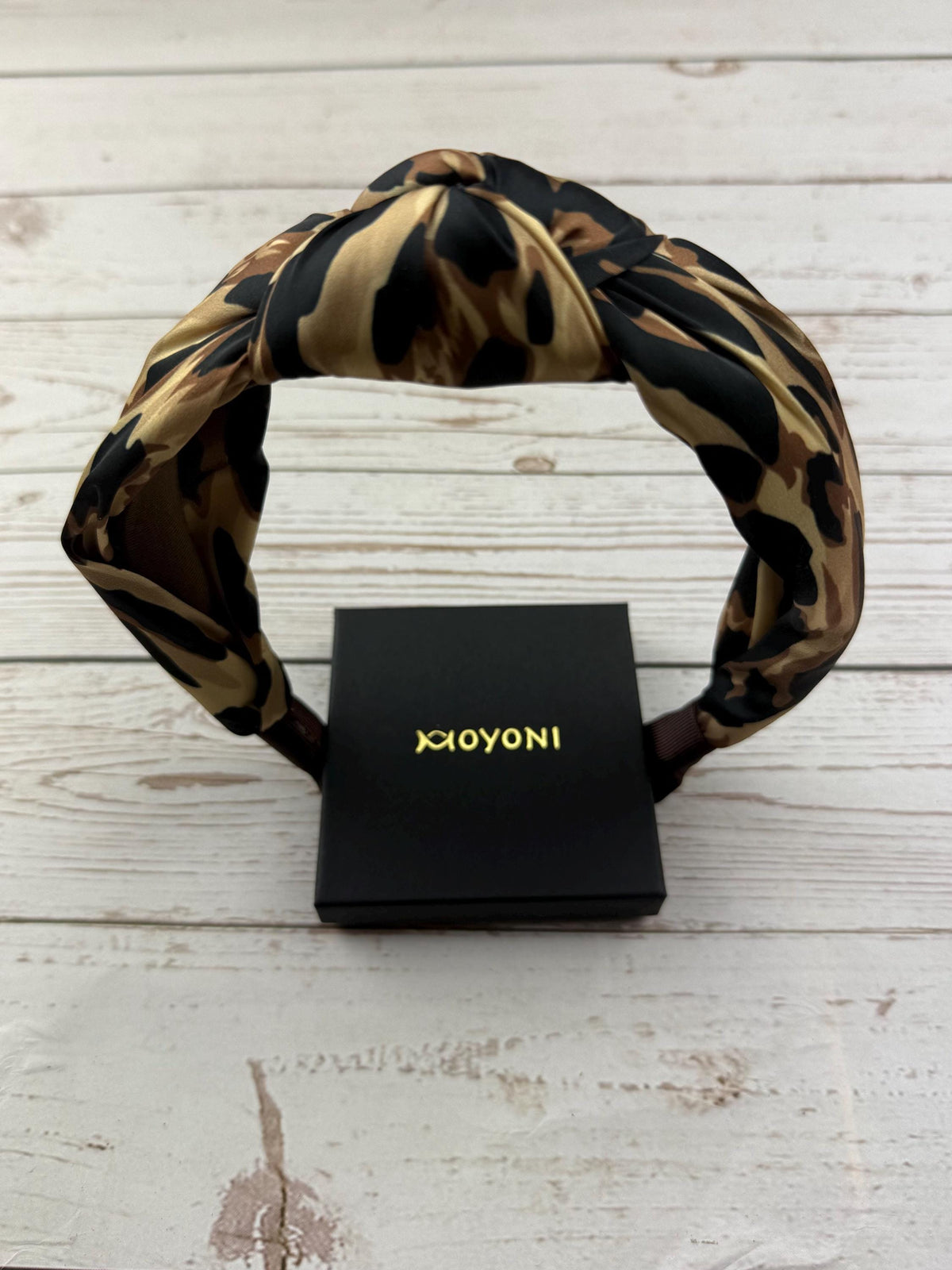 Leopard Print Padded Headband: Soft Cotton Hair Accessory