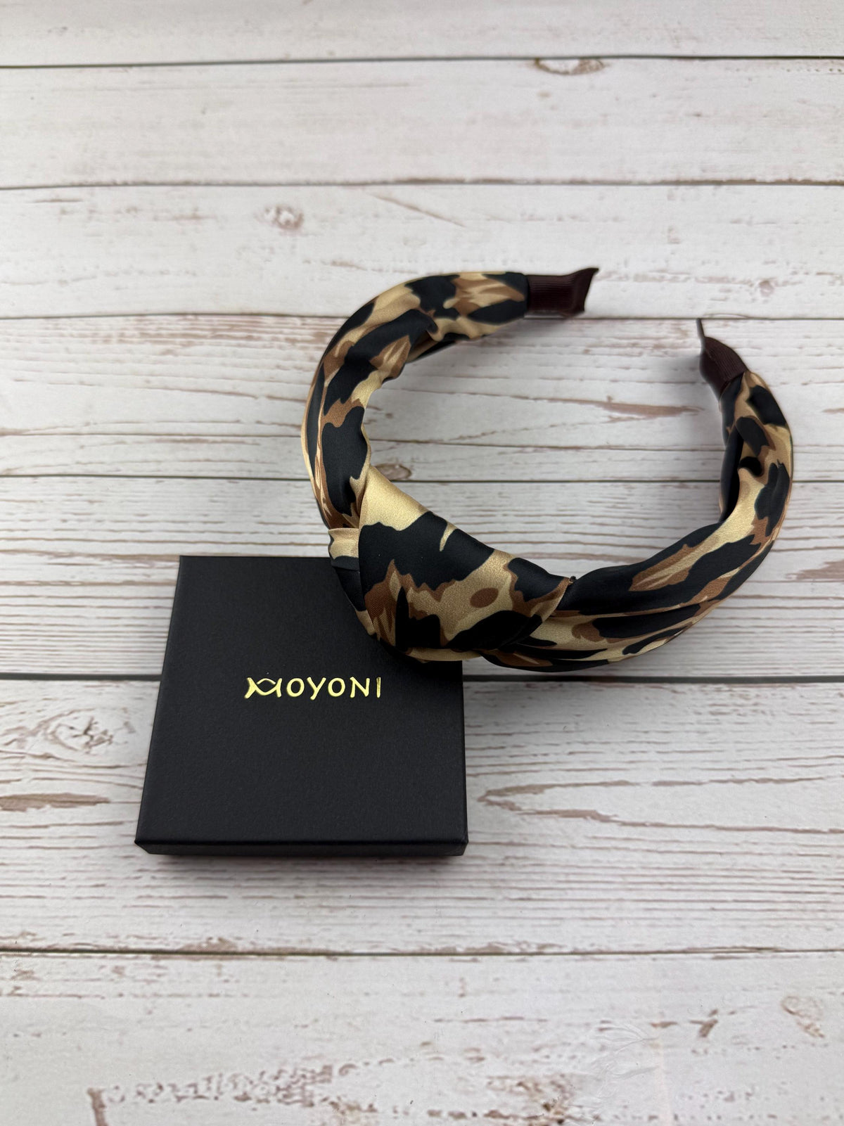 Leopard Print Padded Headband: Soft Cotton Hair Accessory