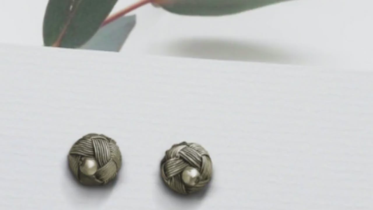 Handmade Braided Earrings - Earthy Tones - Unique and Thoughtful Jewellery Gift for Her