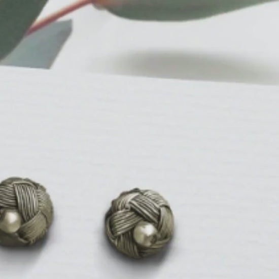 Handmade Braided Earrings - Earthy Tones - Unique and Thoughtful Jewellery Gift for Her
