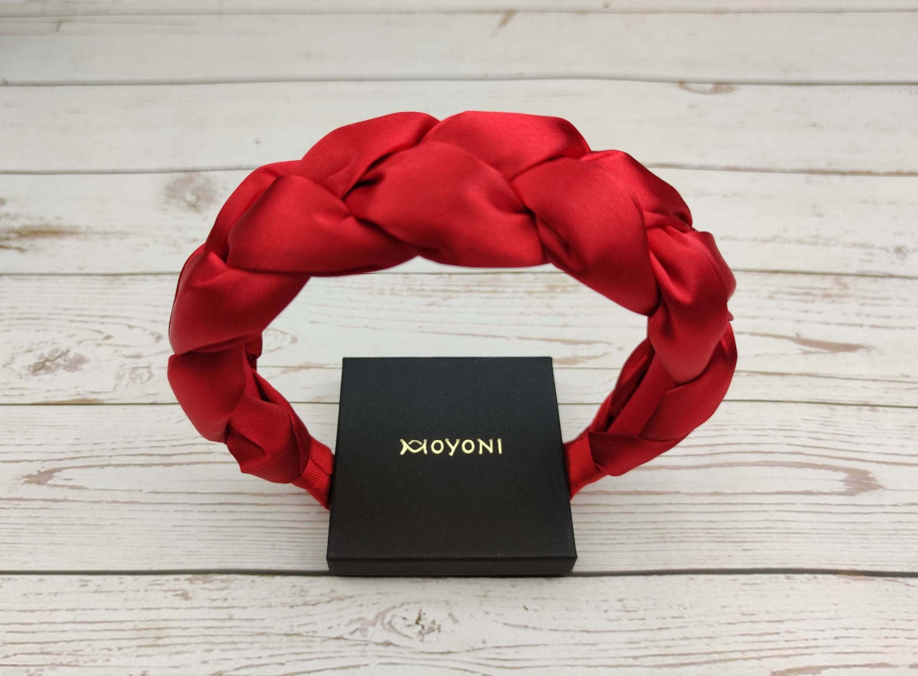Add a touch of sophistication to your hair with our Red Satin Headbands. Perfect for women who love to make a statement with their hair accessories.