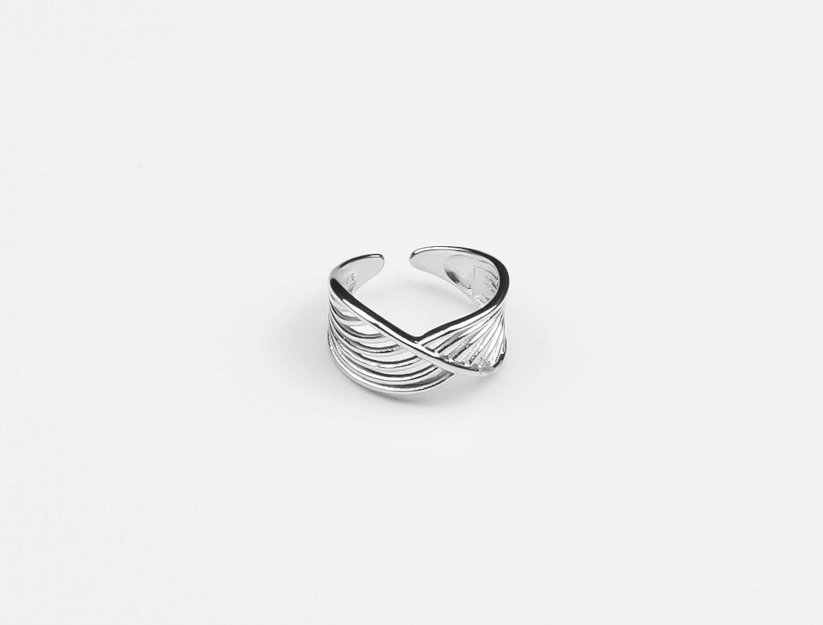 Delicate Chunky Silver Ring, Sterling Silver Statement Ring, Ring For Women, Adjustment Ring, Boho Ring, Thumb Ring, Minimalist Ring, Christmas Gifts available at Moyoni Design