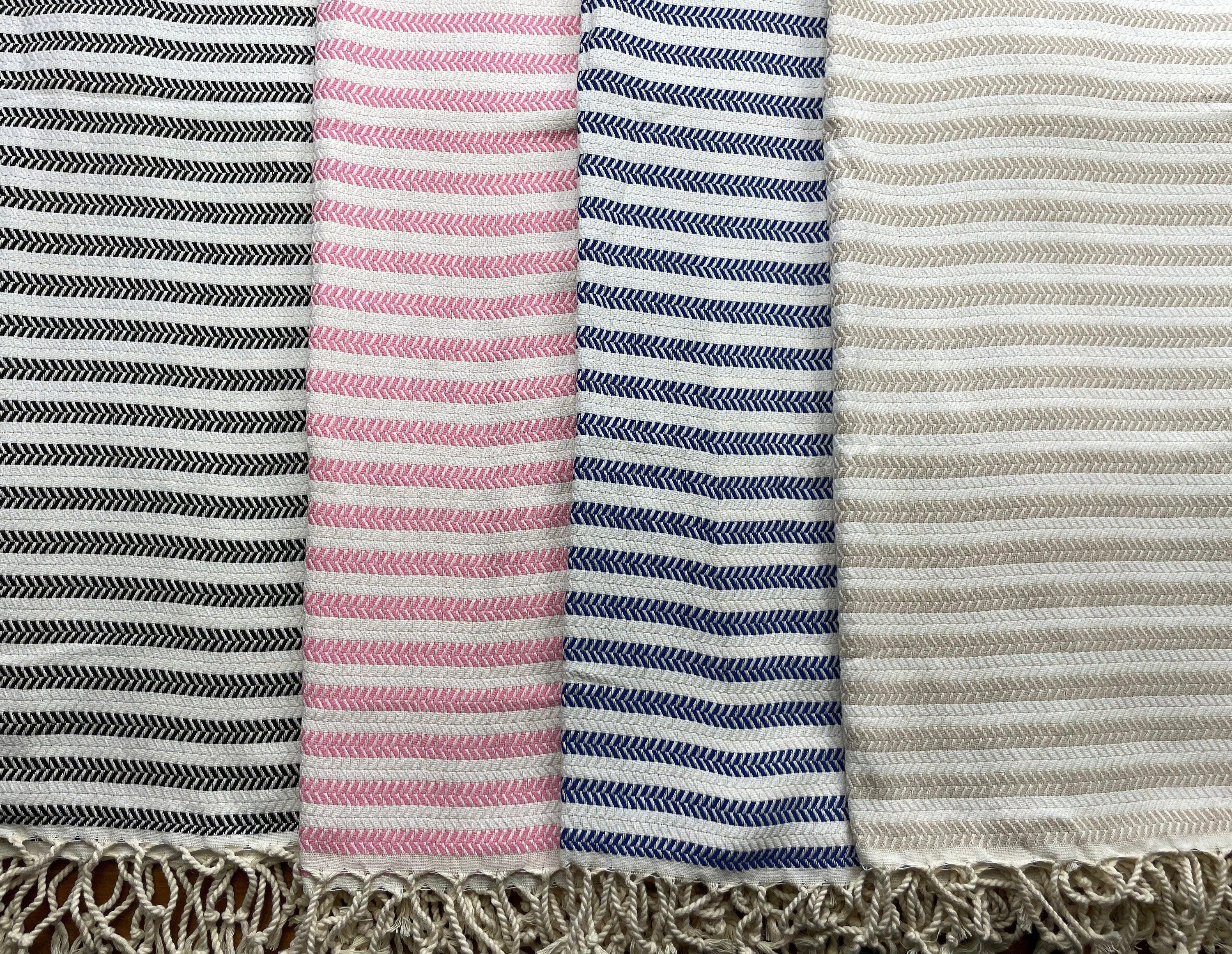 Premium Turkish Peshtemal Towel, Turkish Bath Towel, Cotton Bath Towel, 100% Cotton Towel, Turkish Towel Beach, Striped Peshtemal, Holiday Towels available at Moyoni Design